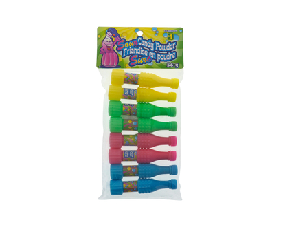 Mini Bottles With Candy Powder, 8pc - 56g