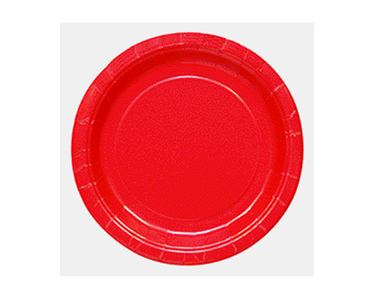 Paper Plates - Red 20pcs - 8.75"