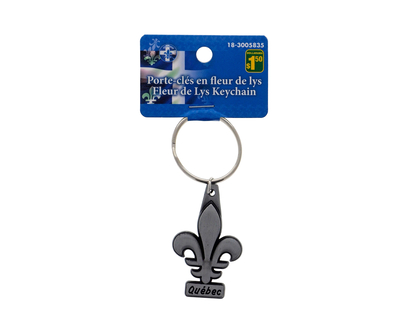 Quebec porte-clés fleur de lys