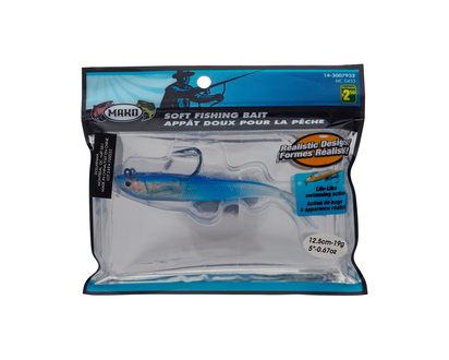 Fish Shaped Soft Fishing Bait - Asst.