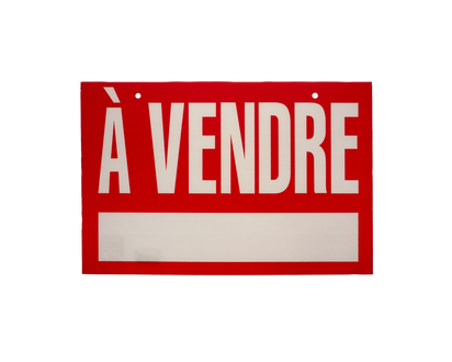 Enseigne - À vendre - 15.5pox23.5po