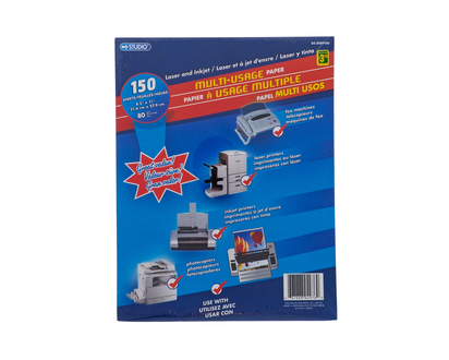 Multi-Usage Paper 8.5"x11", 150 Pack - 8½" X 11"