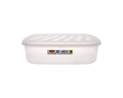 Large Rectangular Plastic Container - 4000 ml
