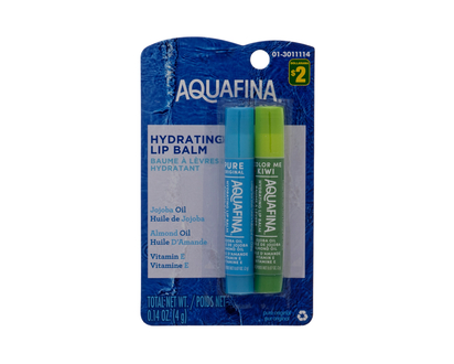 Aquafina Hydrating Lip Balm, 2PC - 2pk