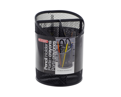 Pencil Holder Assorted Colours - H 15cm