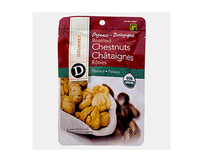Châtaignes rôties - 100g