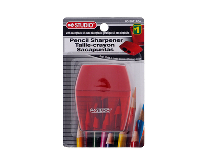 Taille-crayon couleurs assorties - Pqt 4