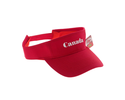 Cotton Twill Visor Wmaple Leaf