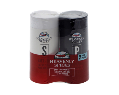 Salt & Pepper Set - 106g Salt /35g Pepper