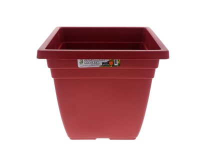 Square Plastic Maceta Planter, Assorted - 28 x 28 x 24.5CM