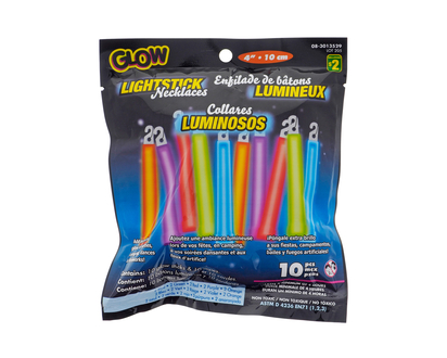 Enfilades de bâtons lumineux (Asst.),x10 - 10mcx
