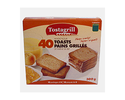 TOSTAGRILL Wheat Flour Toasts - 300g