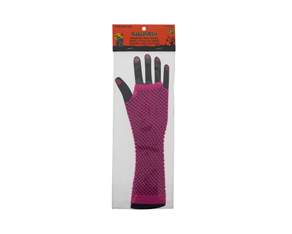 Halloween Pair of fingerless mesh gloves