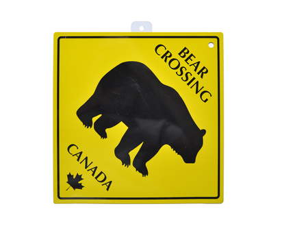Moose Crossing Canada Sign