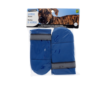 Neoprene Dog Boots with Reflector, 4un