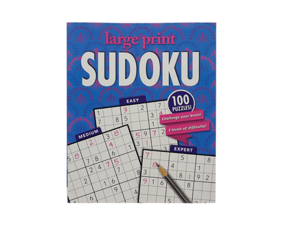 Large Print Word Hunt/ Sudoku Books - 21cmx25.5cm