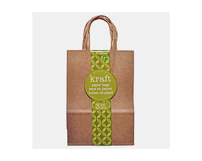 Paper Bags (Assorted Sizes), 3 Pack - Asst.