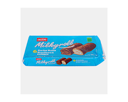AMADORE Milkyroll Swiss rolls - 222g