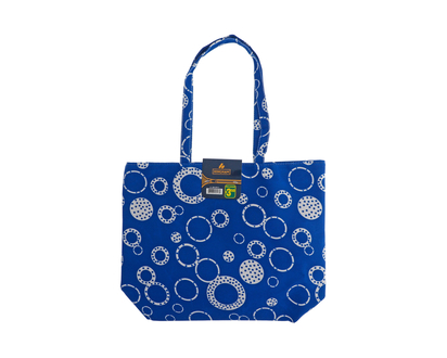 Canvas Tote Bag with Zipper Closure