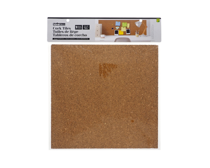 2un Natural Cork Tile - 11-3/4"x11-3/4"