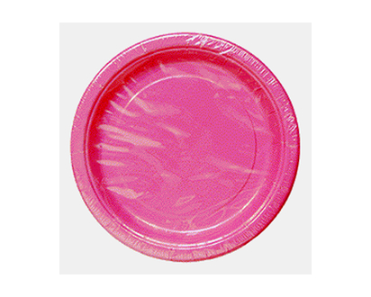 8.75" Paper Plates - Pink, 20 Pack - 8.75"
