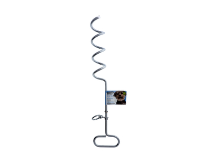 Metal Spiral Dog Tie Out Stake - 46cm