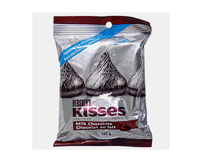 Chocolat au lait Kisses - 104g