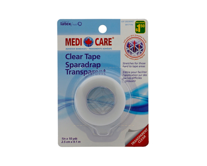 Clear Medical Tape - 1"X10yd