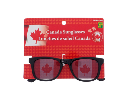 Canada Flag Novelty Glasses
