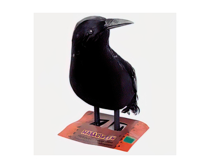Halloween - feathery crow - 22cm