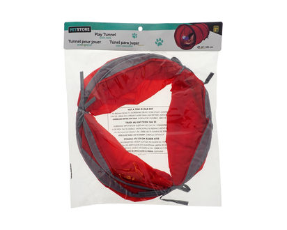 Nylon Cat Play Tunnel With Bell