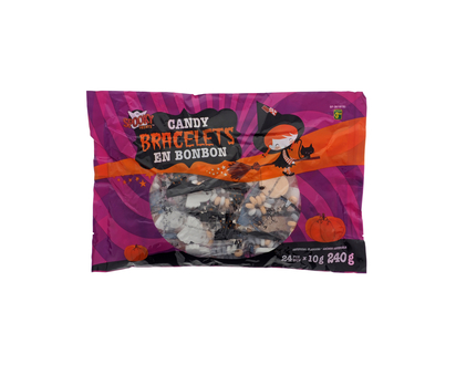 Halloween 20pk Candy Bracelets - 20pk x 10g