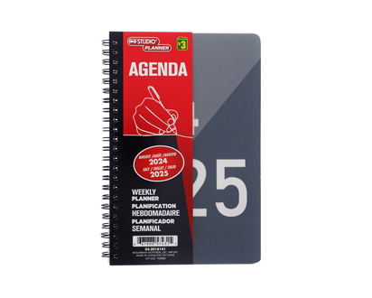 Weekly Student Coil Planner In English - 5" x 8"