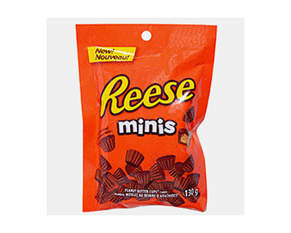 Reese Minis Bite Size Peanut Butter Cups - 104g
