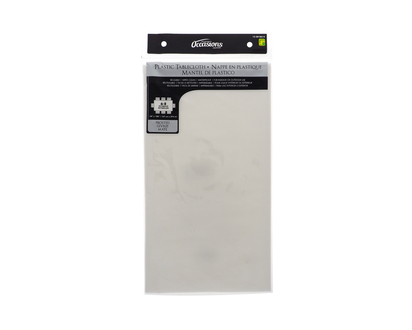 Plastic Disposable Tablecloth - Frosted - 54"X108"