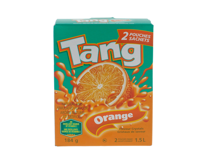 TANG Orange Drink Mix, 2 Pack - 184g /2 pouches