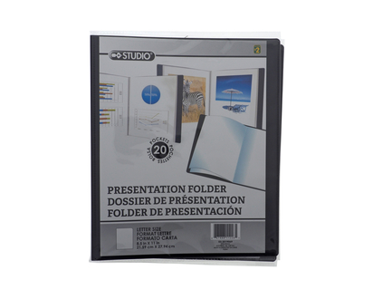Presentation Folder Assorted Colors - 20pk
