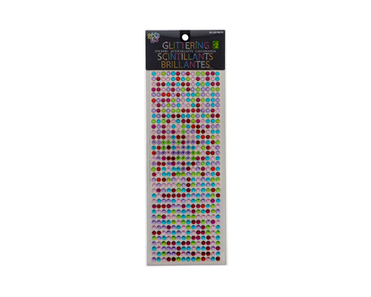 Glittering Stickers (Assorted Colours) - 504pcs
