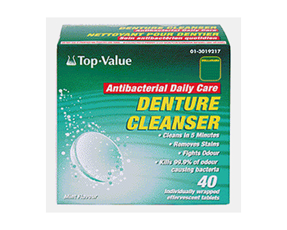 Denture Cleanser, 40 Pack - 40pk