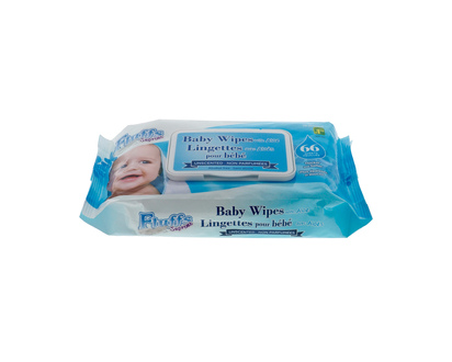 Lingettes pour bébé, paquet de 66 - 66un