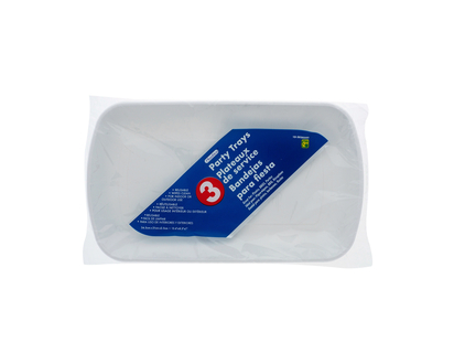 Disposable Party Trays, 3pc - 35cmx20cm