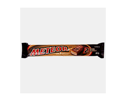 Barres friandise METEOR, paquet de 2 - 72g(n)
