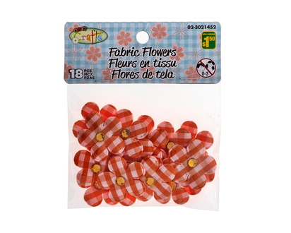Self-Adhesive Flowers, 18pc - 18pk