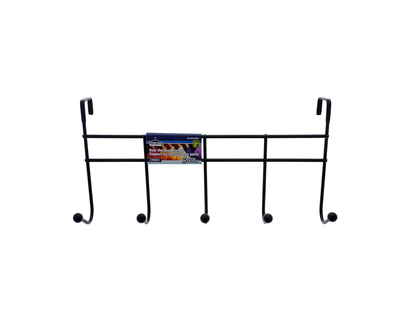 Over The Door Hanger with 5 Hooks - 14 5/8"x6 1/4"