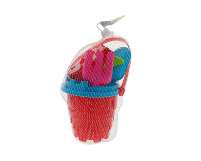 Assorted Small Pail W/Beach Toys - 90g