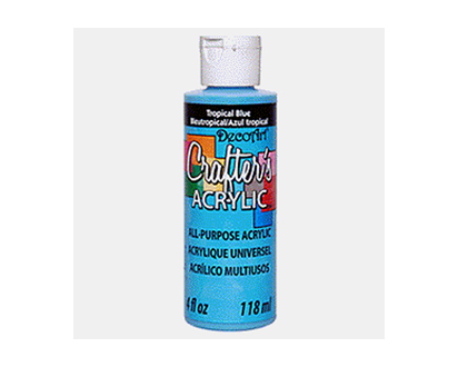 Peinture Acrylique - Bleu Tropical - 118ml