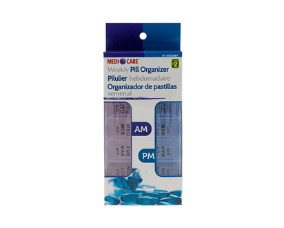 Twice A Day Weekly Pill Organizer