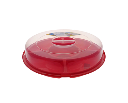 Plastic 5-Sectional Platter With Cover