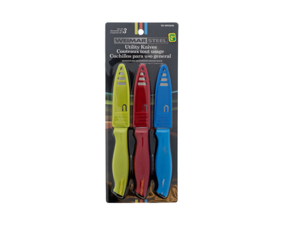 Utility Knives, 3 Pack - 7.5" / 3pk