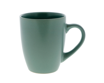 Colour Glazed Stoneware Bullet Shape Mug - 13oz